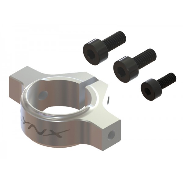 Lynx T-REX 450 L / PRO - Ultra Tail Boom Clamp - Silver [LX1309]